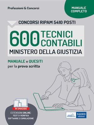 cover image of 600 TECNICI CONTABILI MINISTERO DELLA GIUSTIZIA